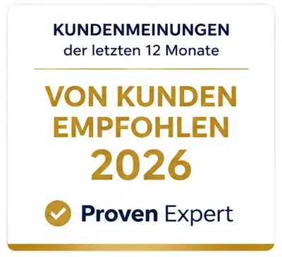 ProvenExpert von Kunden empfohlen 2026